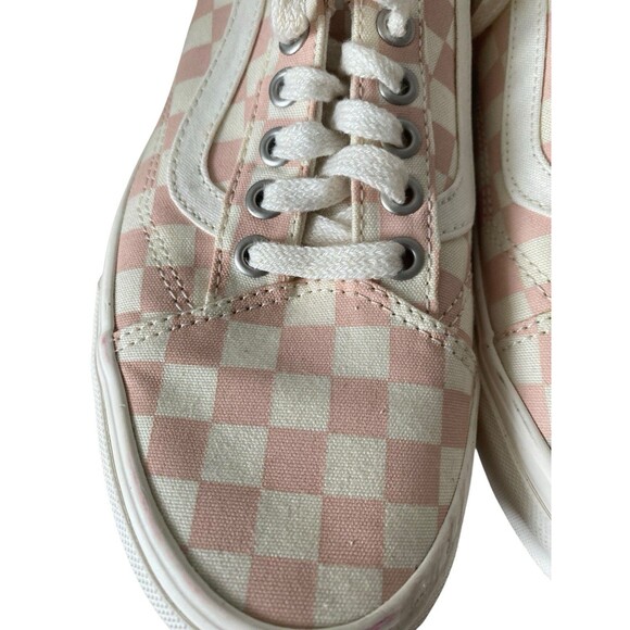 Vans Old Skool Tapered Eco Theory Pink Checkerboard Size 8.5 Women  7 Men w/ Box - Picture 2 of 11